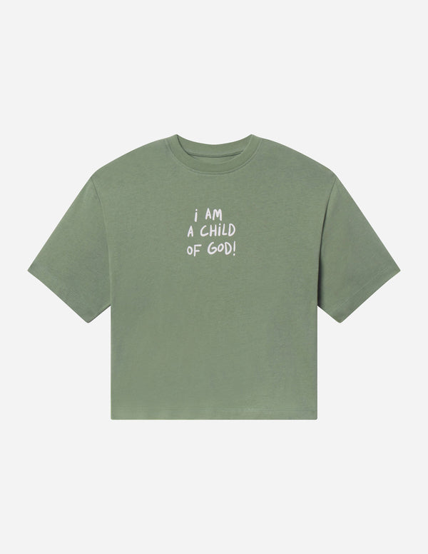 CHILD OF GOD CROPPED WOMEN'S TEE