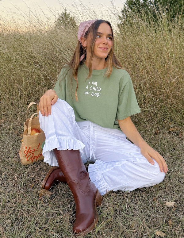 CHILD OF GOD CROPPED WOMEN'S TEE