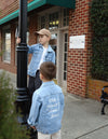 WHAT A FRIEND IN JESUS KIDS DENIM JEACKET