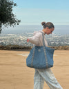 A LARGE EVERYDAY DENIM TOTE PATCH KIT