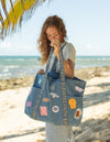 A LARGE EVERYDAY DENIM TOTE PATCH KIT