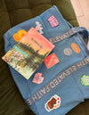 A LARGE EVERYDAY DENIM TOTE PATCH KIT