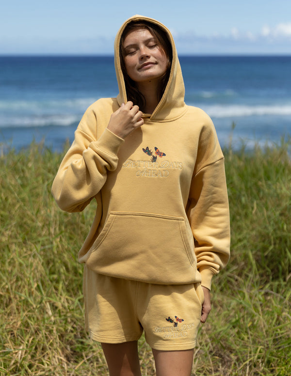 BETTER DAYS BUTTERFLY UNISEX HOODIE