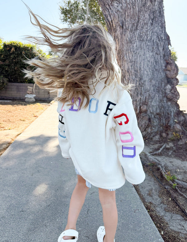 CHILD OF GOD FLEECE KIDS PULLOVER