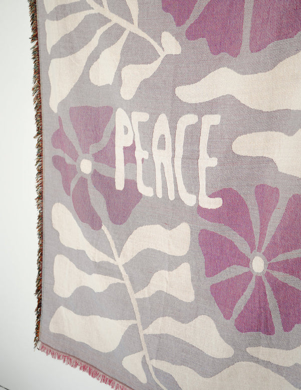 PEACE THROW BLANKET