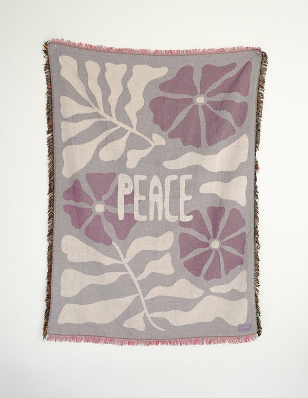 PEACE THROW BLANKET