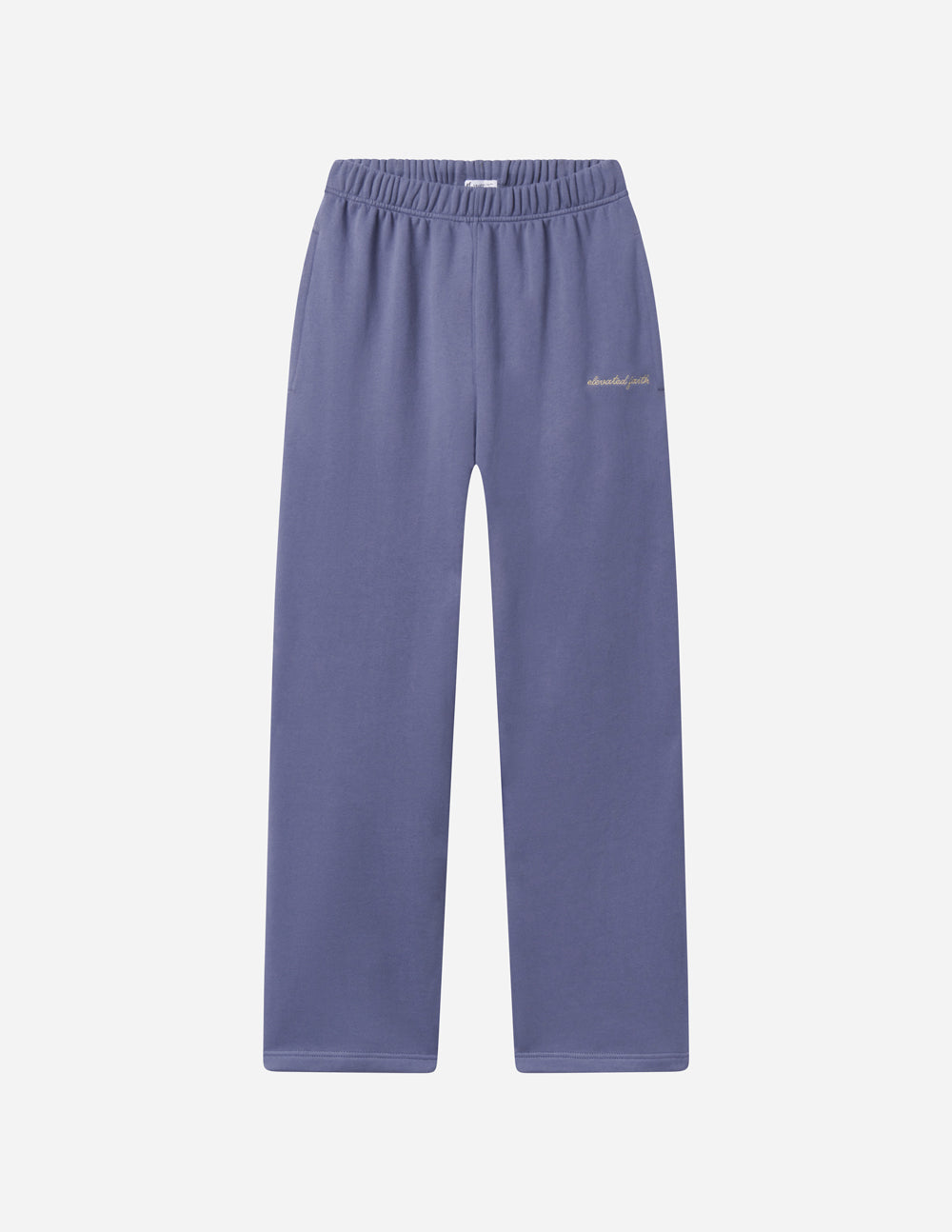 BASICS PLUM WIDE LEG SWEATPANT