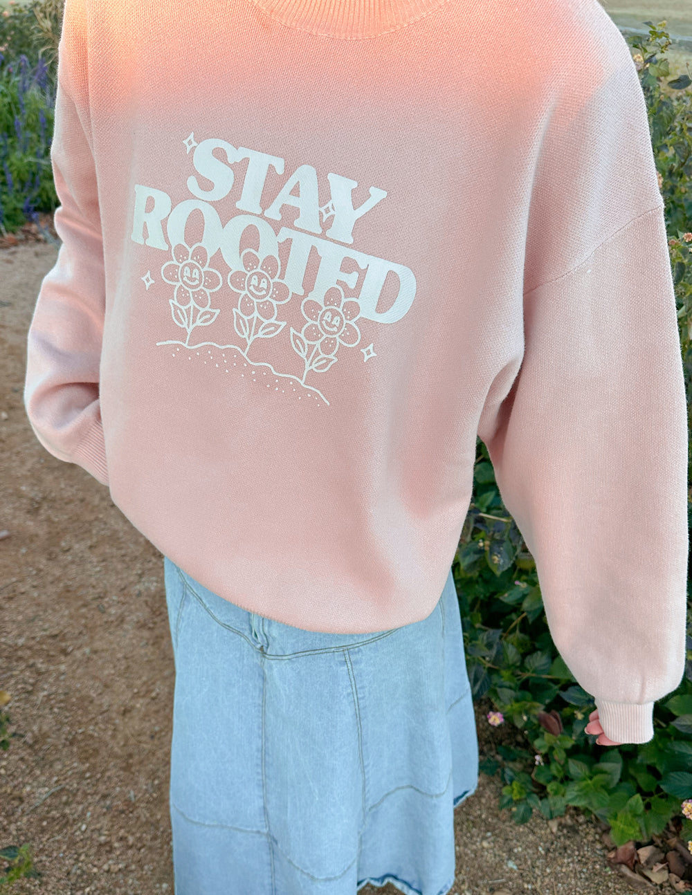 STAY ROOTED KNIT SWEATER