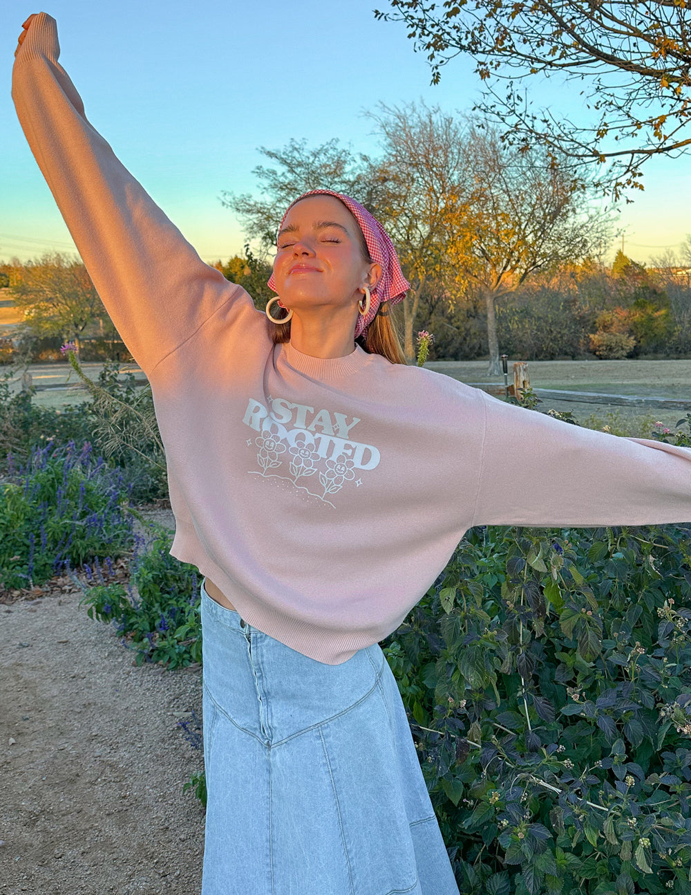 STAY ROOTED KNIT SWEATER