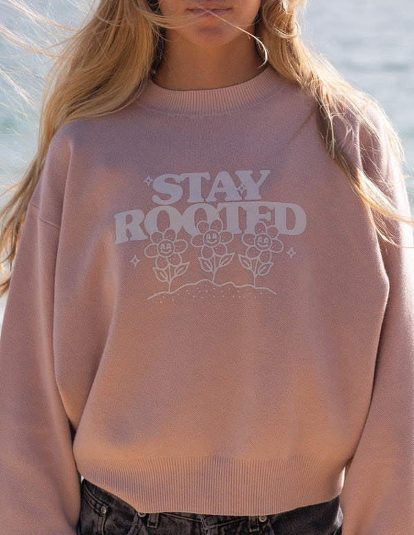 STAY ROOTED KNIT SWEATER