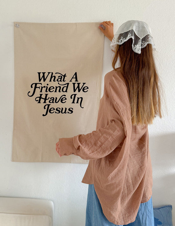 WHAT A FRIEND IN JESUS TAPESTRY