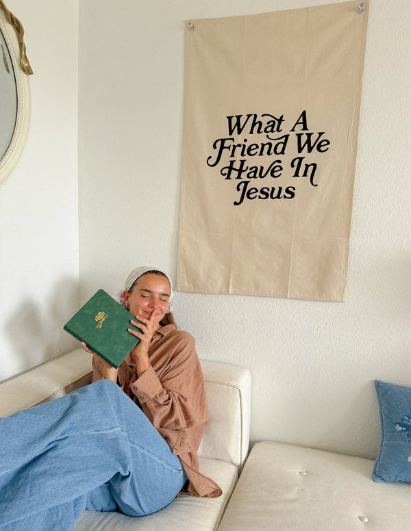 WHAT A FRIEND IN JESUS TAPESTRY