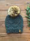 ETTA BEANIE IN GRAPHITE