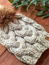 MONSTER CABLES BEANIE IN WHEAT