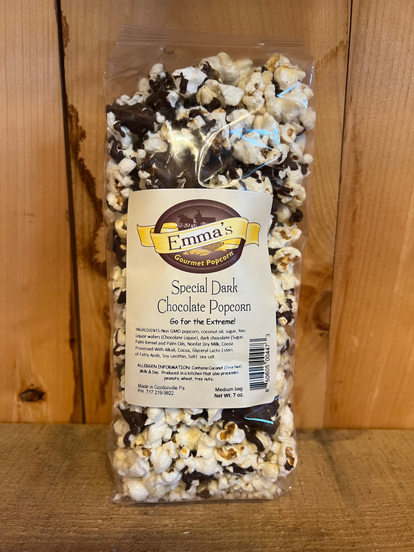 SPECIAL DARK CHOCOLATE GOURMET POPCORN