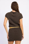 INEZ MOCK NECK MINI DRESS
