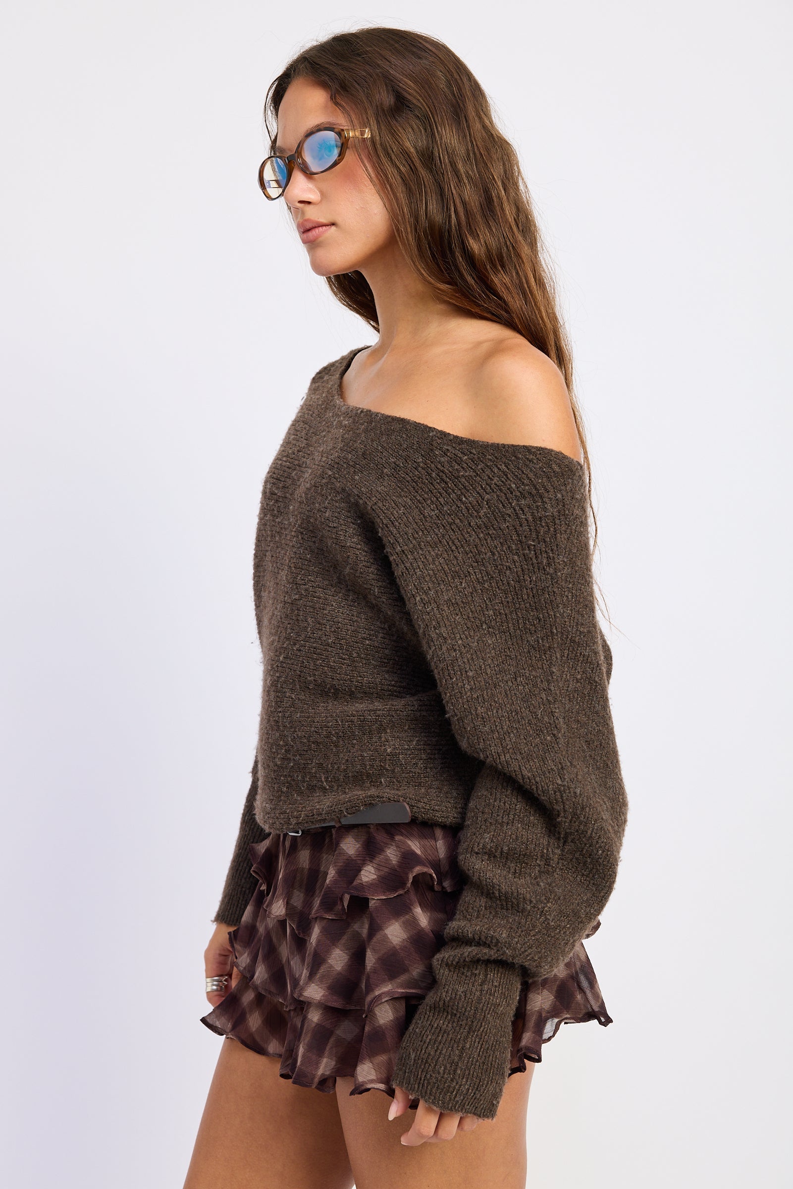 INEZ SLOUCH SWEATER TOP