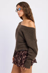 INEZ SLOUCH SWEATER TOP