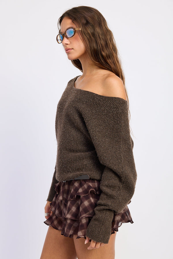 INEZ SLOUCH SWEATER TOP