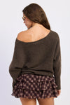 INEZ SLOUCH SWEATER TOP