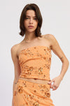 IRIS BEADED TUBE TOP