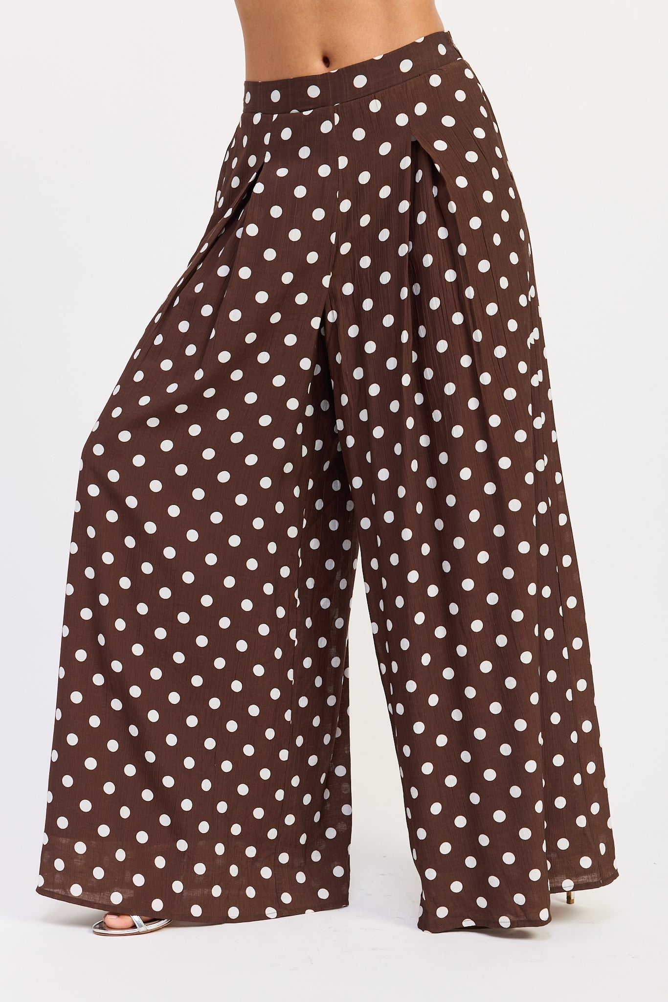 VALERIE WIDE PLEATED PANTS