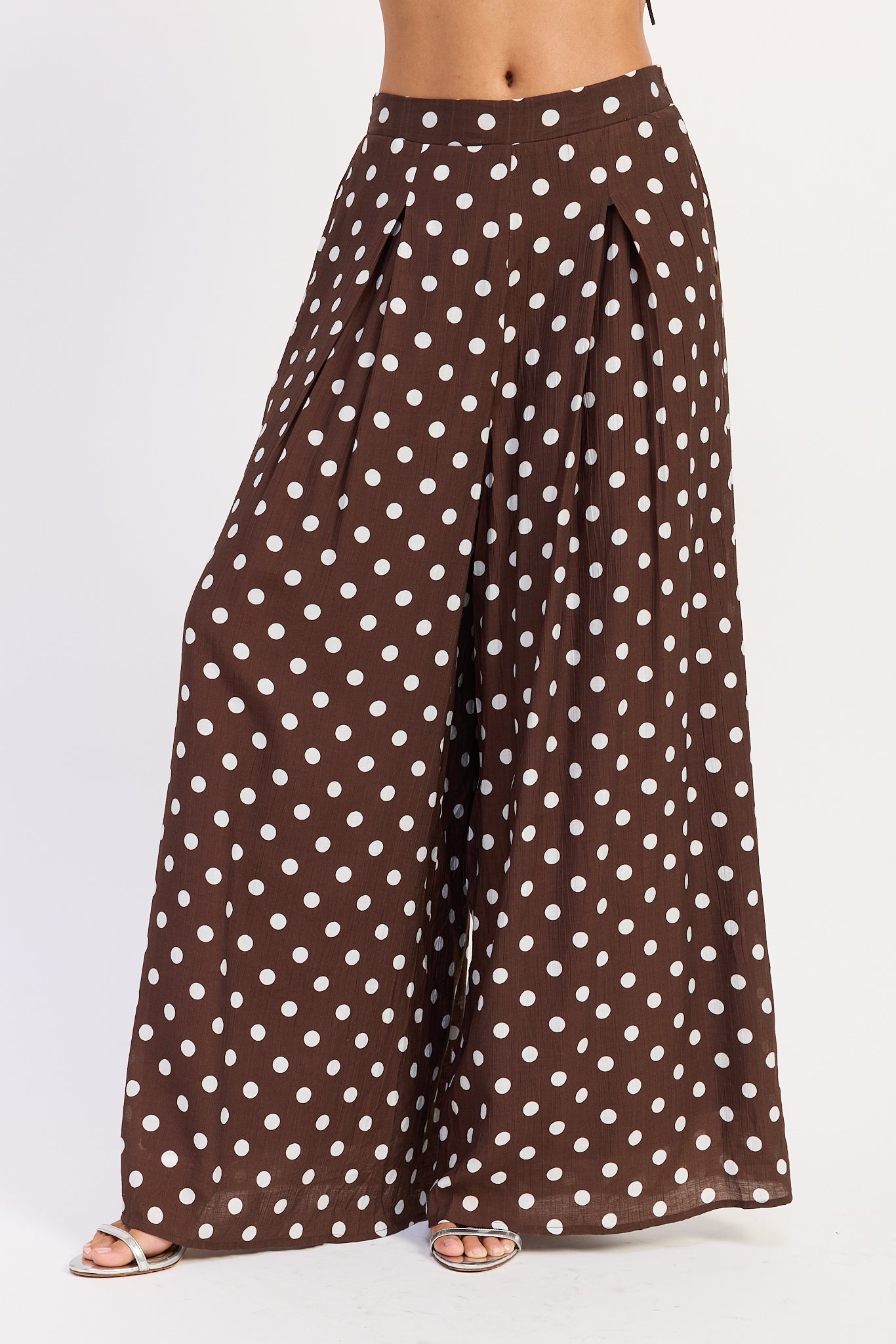 VALERIE WIDE PLEATED PANTS