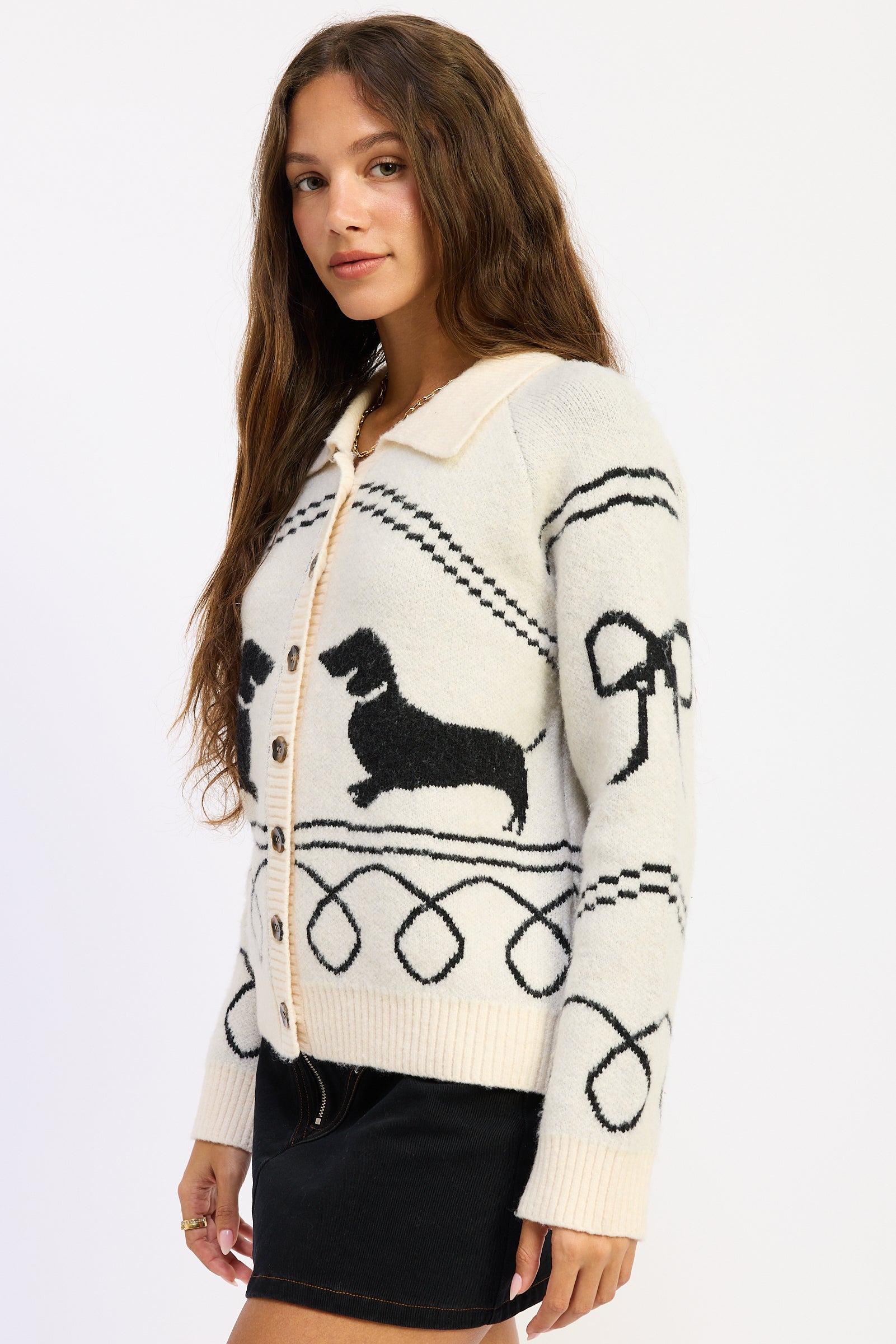 ROBIN DACHSHUND CARDIGAN