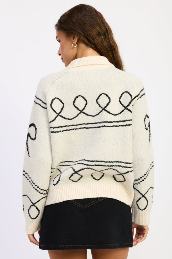 ROBIN DACHSHUND CARDIGAN