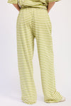NERINA STRIPED PANTS WITH ELASTIC WAISTBAND