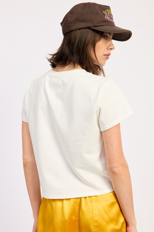 FARMER'S MARKET EMBROIDERED BABY TEE