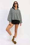 VIENNA OVERSIZED CORD SWEATER