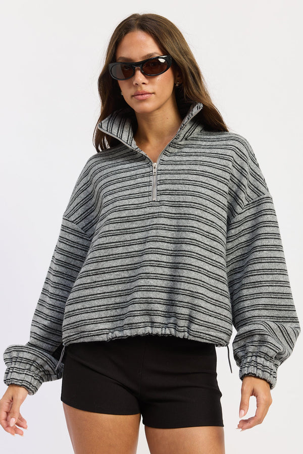 VIENNA OVERSIZED CORD SWEATER