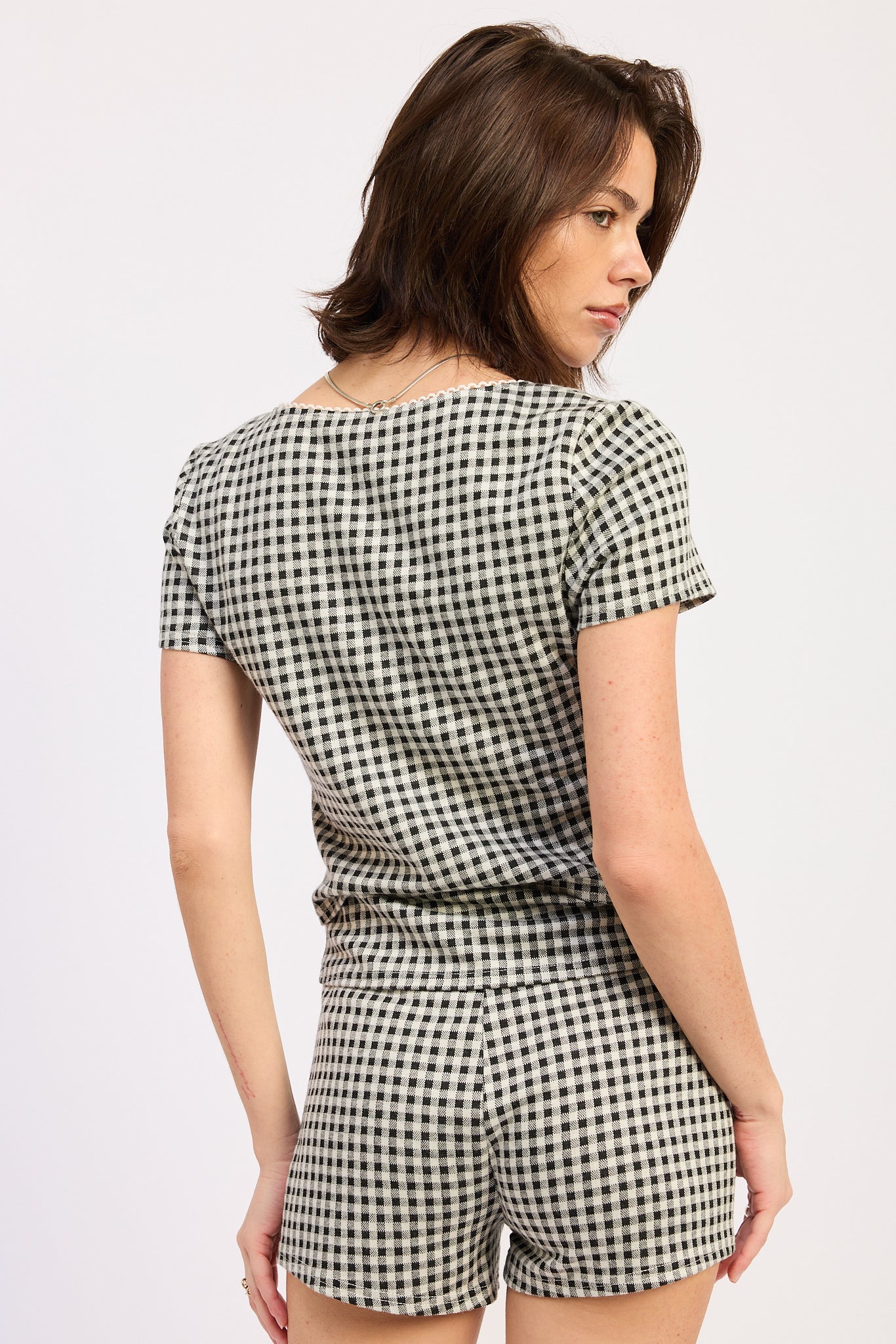 VIVIA GINGHAM TOP