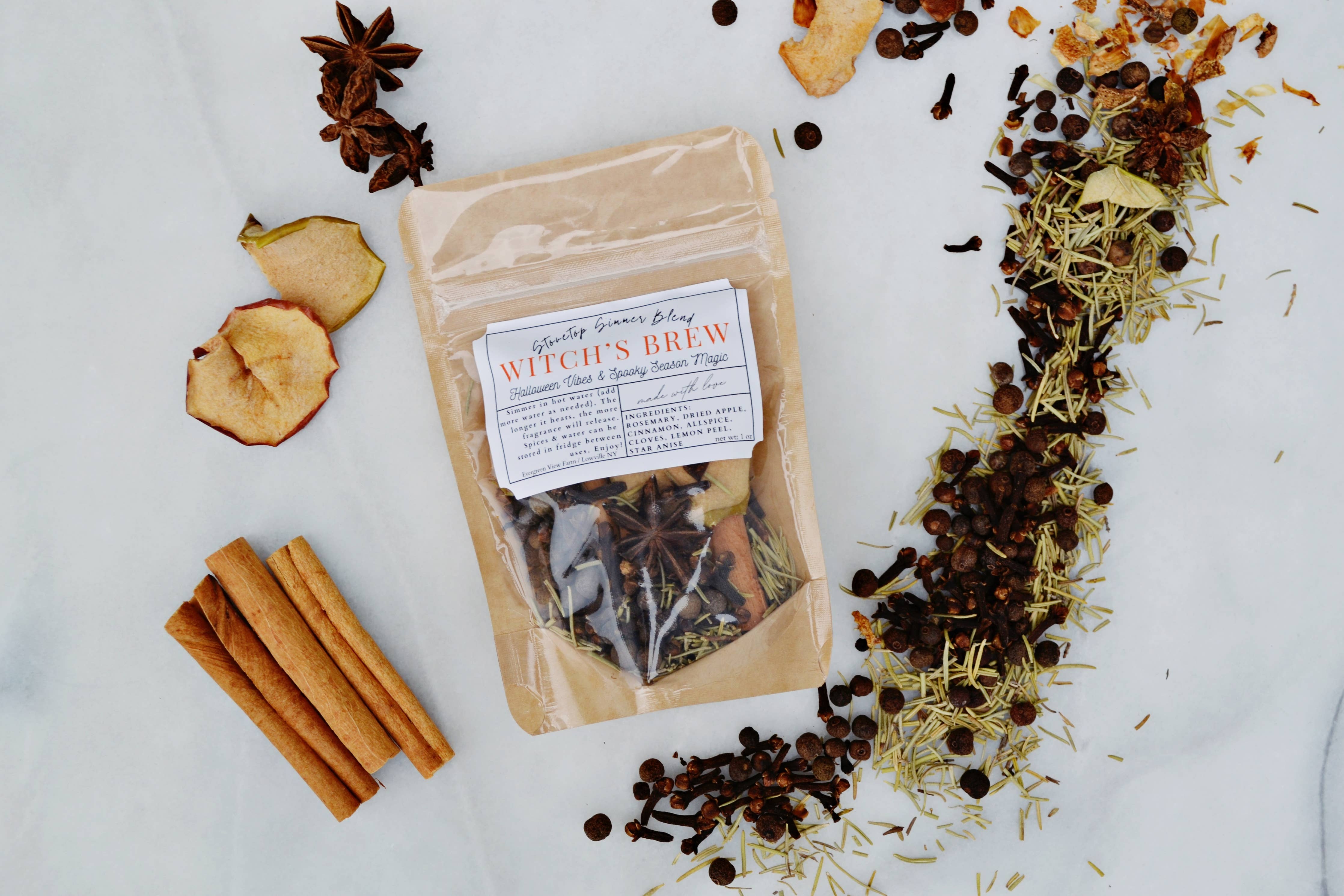 ”WITCH’S BREW” AUTUMN FALL HALLOWEEN SIMMER STOVETOP SPICES