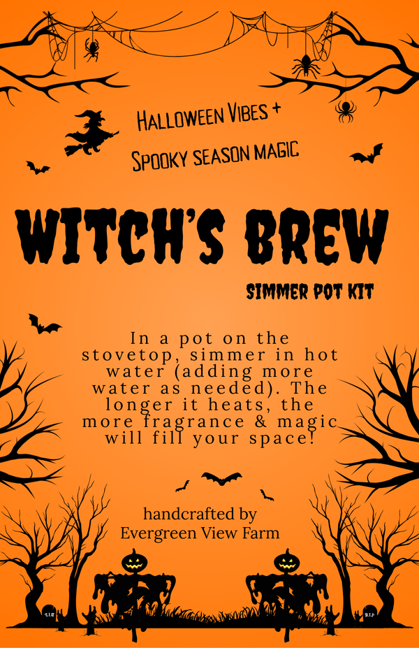 ”WITCH’S BREW” AUTUMN FALL HALLOWEEN SIMMER STOVETOP SPICES