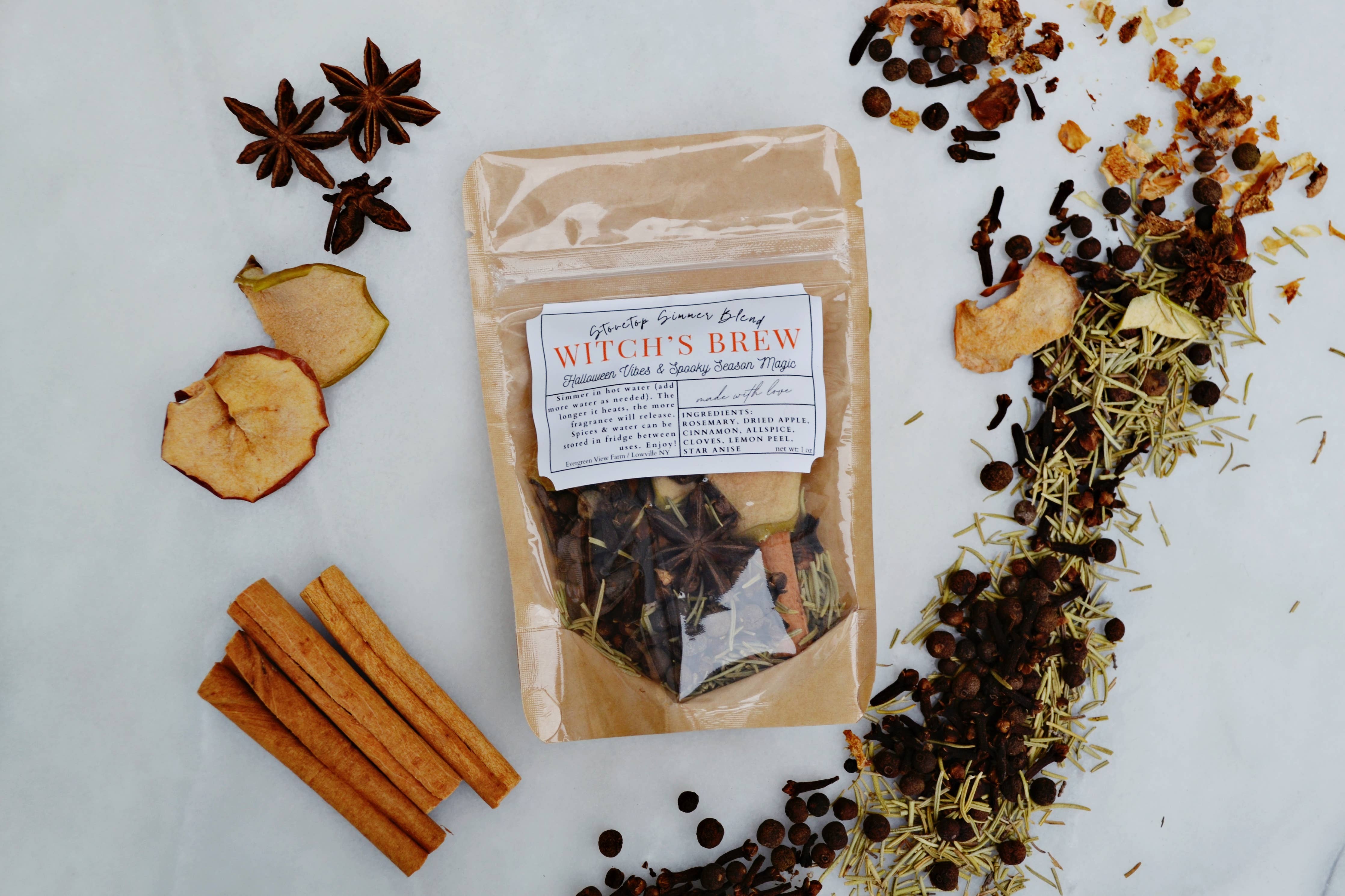 ”WITCH’S BREW” AUTUMN FALL HALLOWEEN SIMMER STOVETOP SPICES
