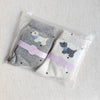 SCOTTIE DOG PATTERN SOCKS SET OF 2