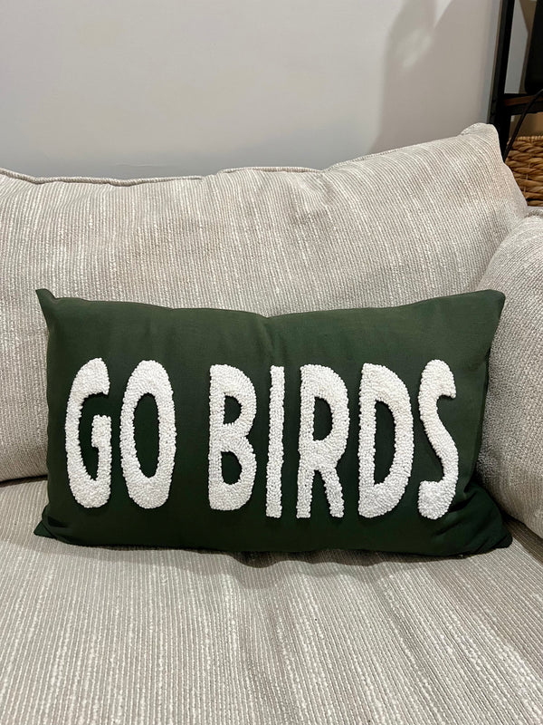 GO BIRDS LUMBAR PILLOW