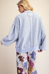 COTTON BLUE CARDIGAN JACKET