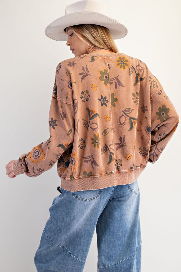 FALL FLOWER SWEATSHIRT