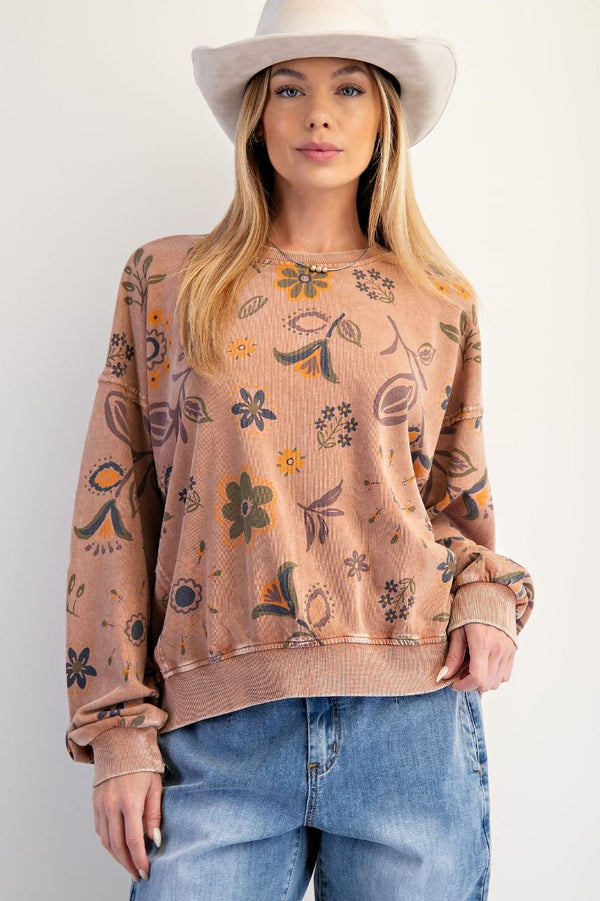 FALL FLOWER SWEATSHIRT