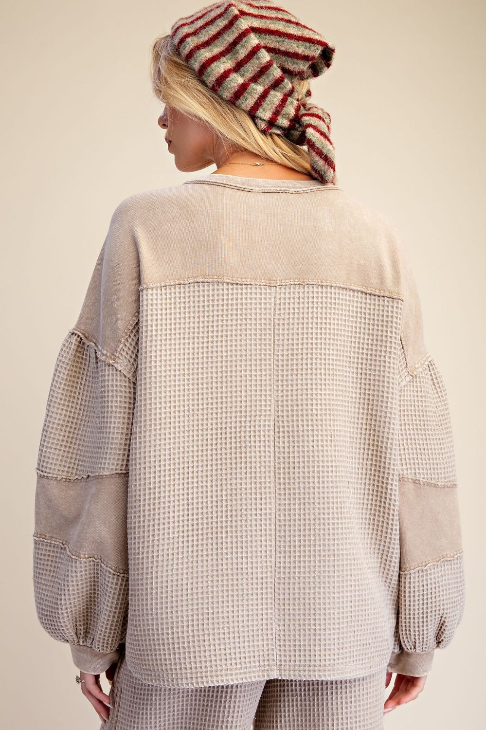 THERMAL KNIT PULLOVER SHIRT