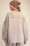 THERMAL KNIT PULLOVER SHIRT