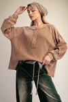 HENLEY THERMAL LONG-SLEEVED TOP