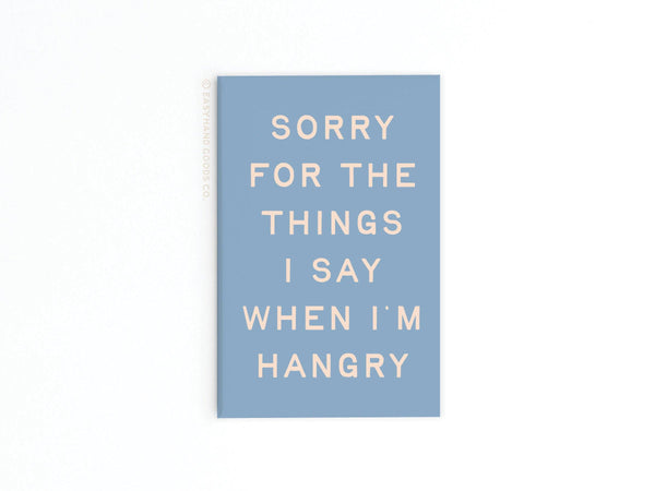 HANGRY REFRIGERATOR MAGNET