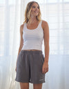 BASICS SMOKE GREY WOMEN'S SHORT