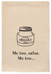 ME TOO SALSA ME TOO SASSY & COMICAL KITCHEN TEA TOWEL