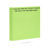 IF YOU EVER NEED ME I'M JUST 3 MISSED CALLS | STICKY NOTES