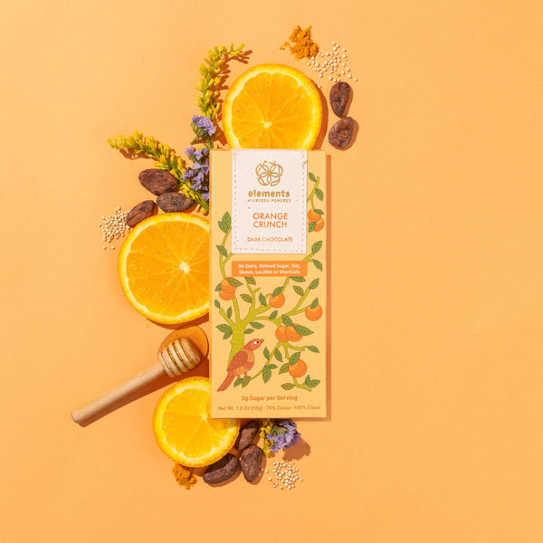 ORANGE CRUNCH 70% DARK CHOCOLATE